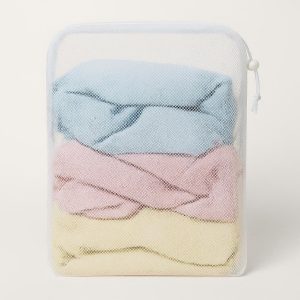 Transparent Mesh Laundry Bag - Clear View for Easy Identification