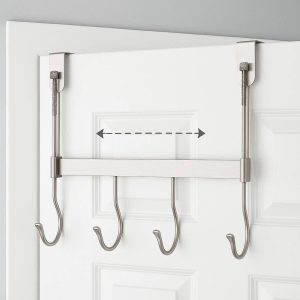 Adjustable Tension Hooks - Expandable for Different Door Thicknesses